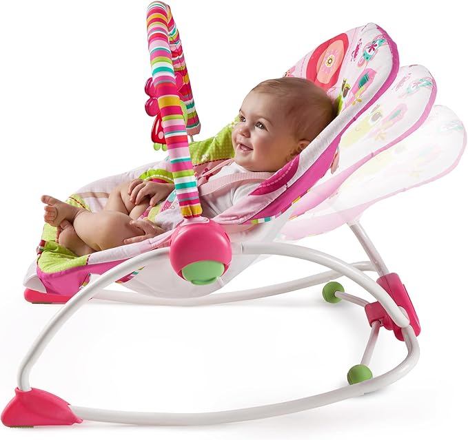 Bright Starts - Raspberry Garden Rocker | 0-30 M