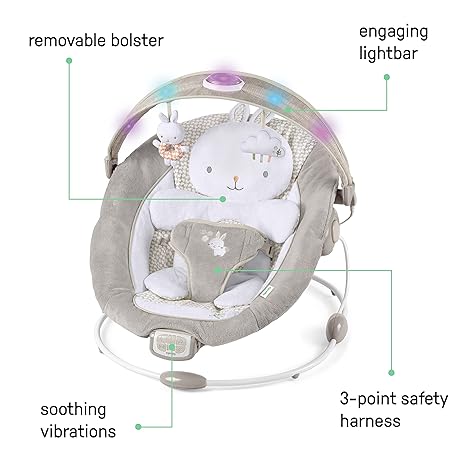 Ingenuity - Inlighten Bouncer Twinkle Tails | 0-6 M