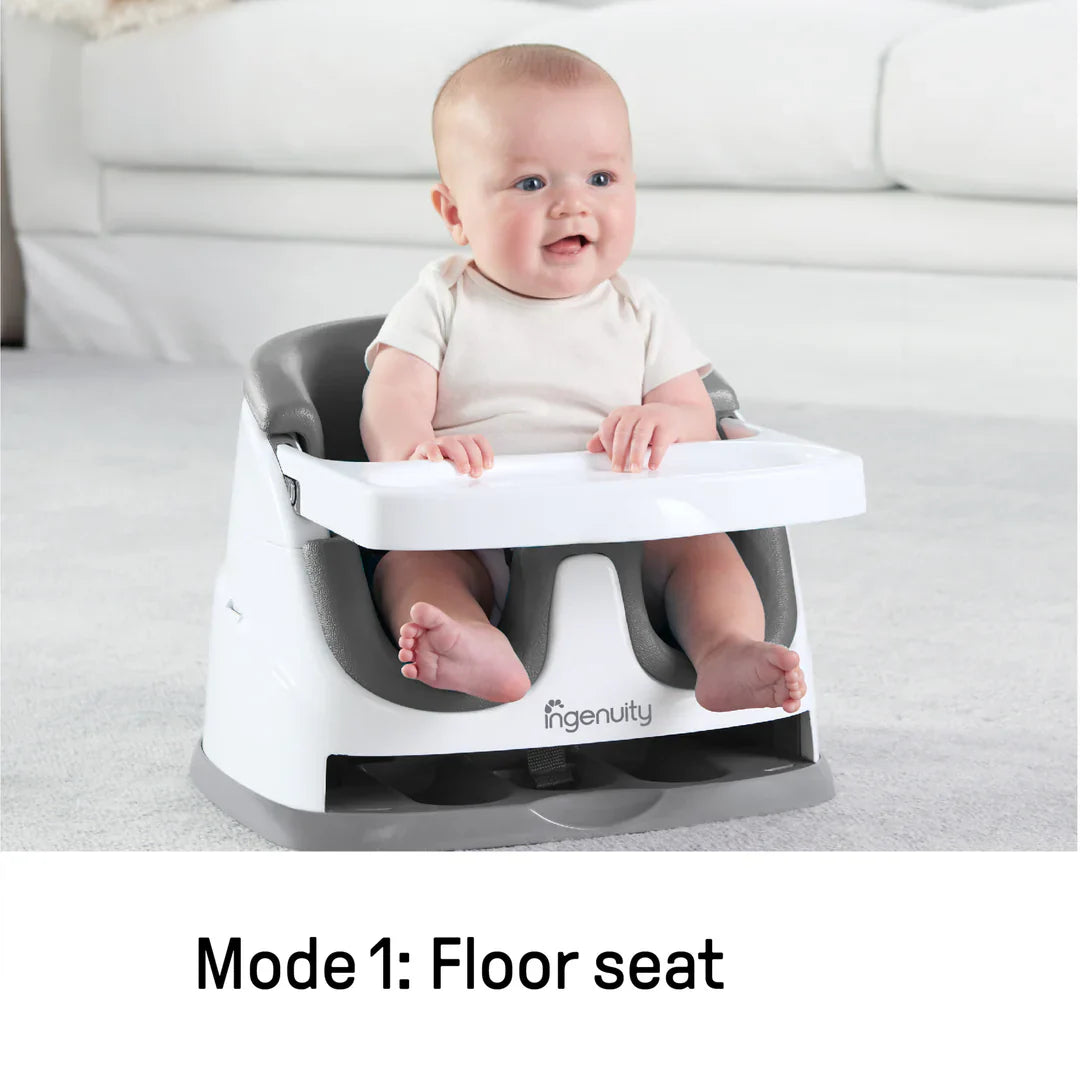 Ingenuity - Baby Base 2In1 Seat | Slate | 6M-3Y