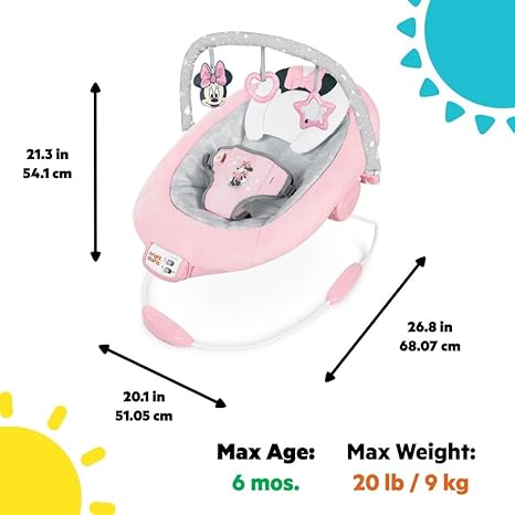 Disney Baby - Minnie Mouse Rosy Skies Cradling Bouncer