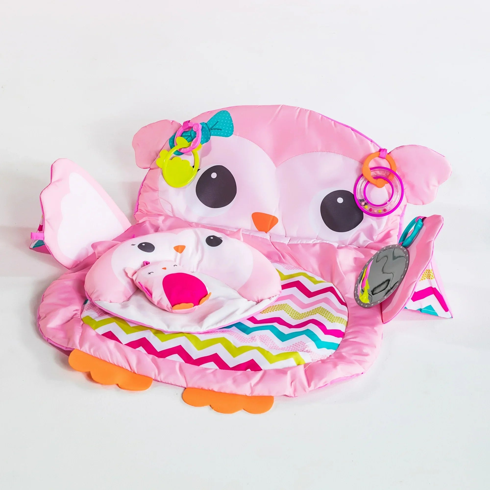 Bright Starts - Tummy Time Prop & Play | Pink | 0-36 M