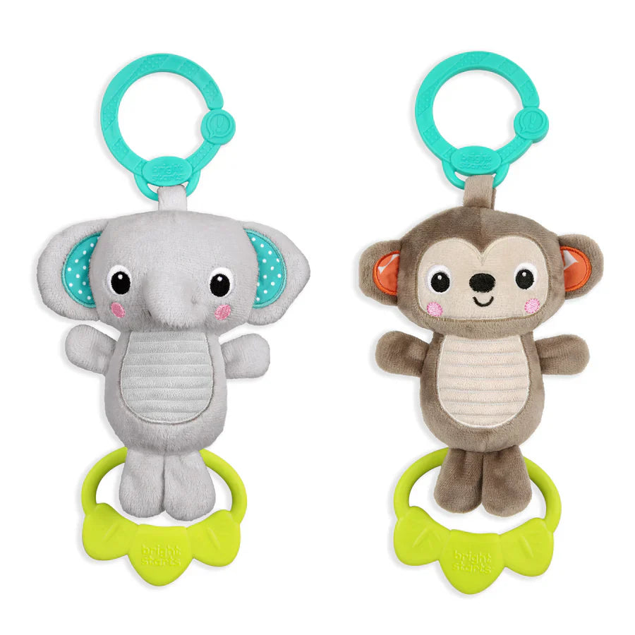 Bright Starts - Tug Tunes On-The-Go Toy Monkey