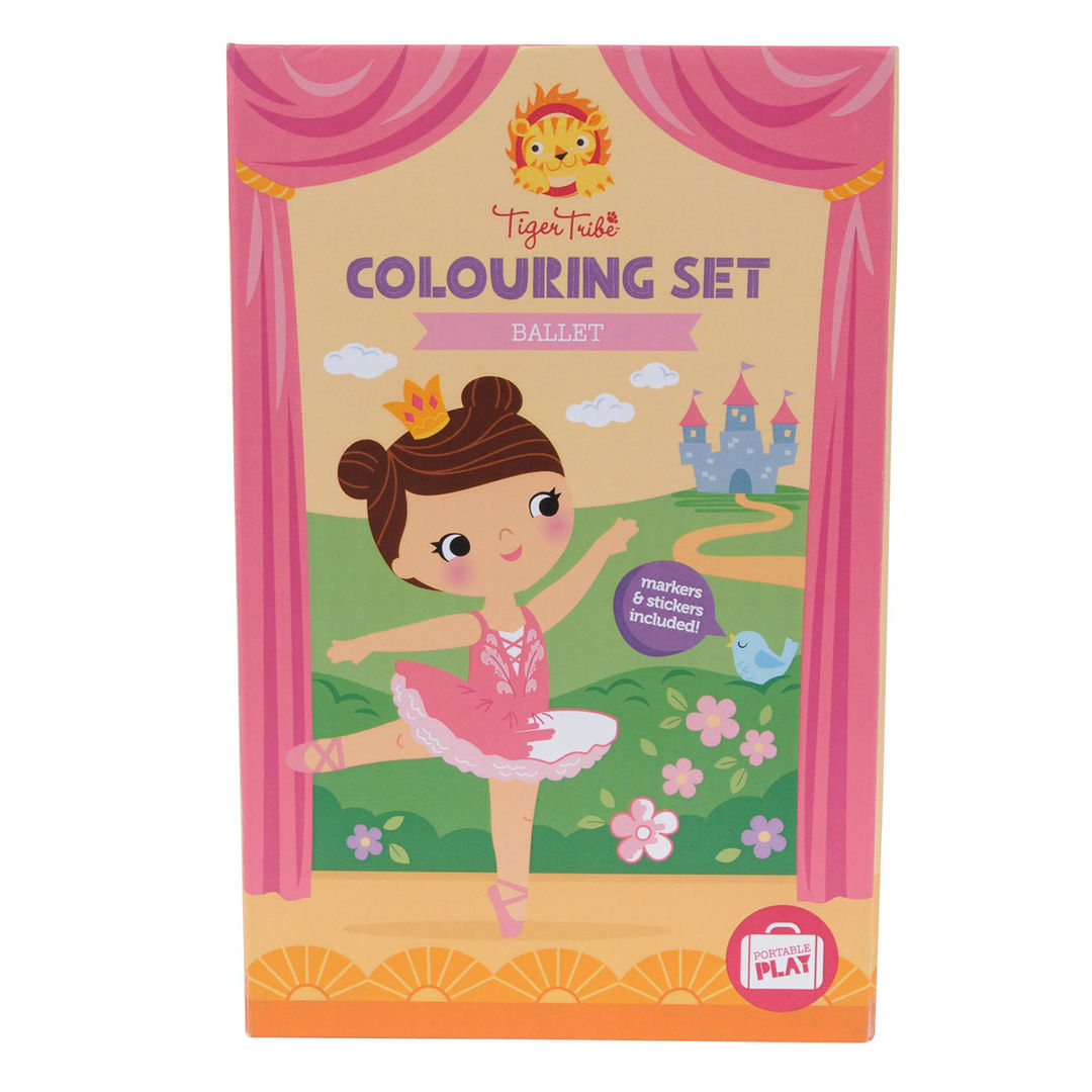 Tiger Tribe - Colouring Set Ballet Book