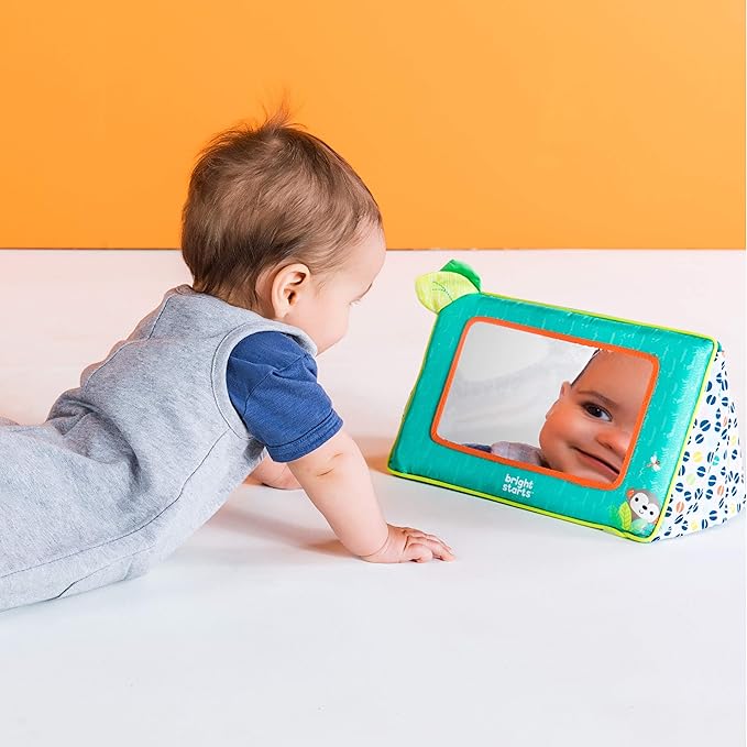 Bright Starts - Sit & See Safari Floor Mirror | 0-36M