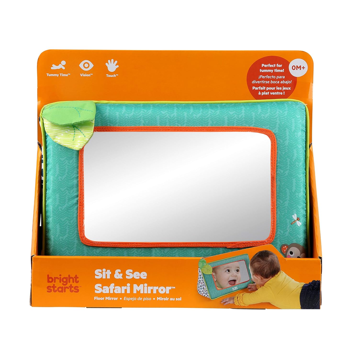 Bright Starts - Sit & See Safari Floor Mirror | 0-36M
