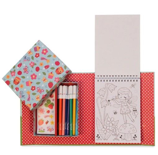 Tiger Tribe - Colouring Set Forest Fairies Book