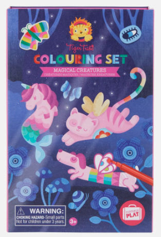 Tiger Tribe - Colouring Set Magical Creatures Book