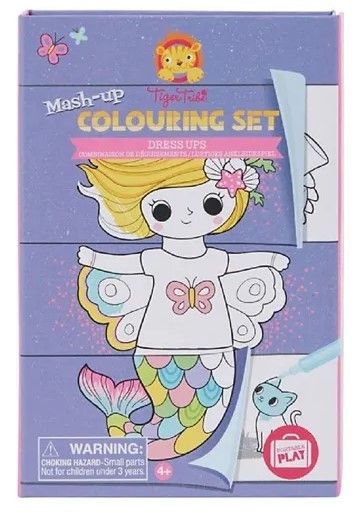 Tiger Tribe - Mash Up Colouring Set Dress Ups Book