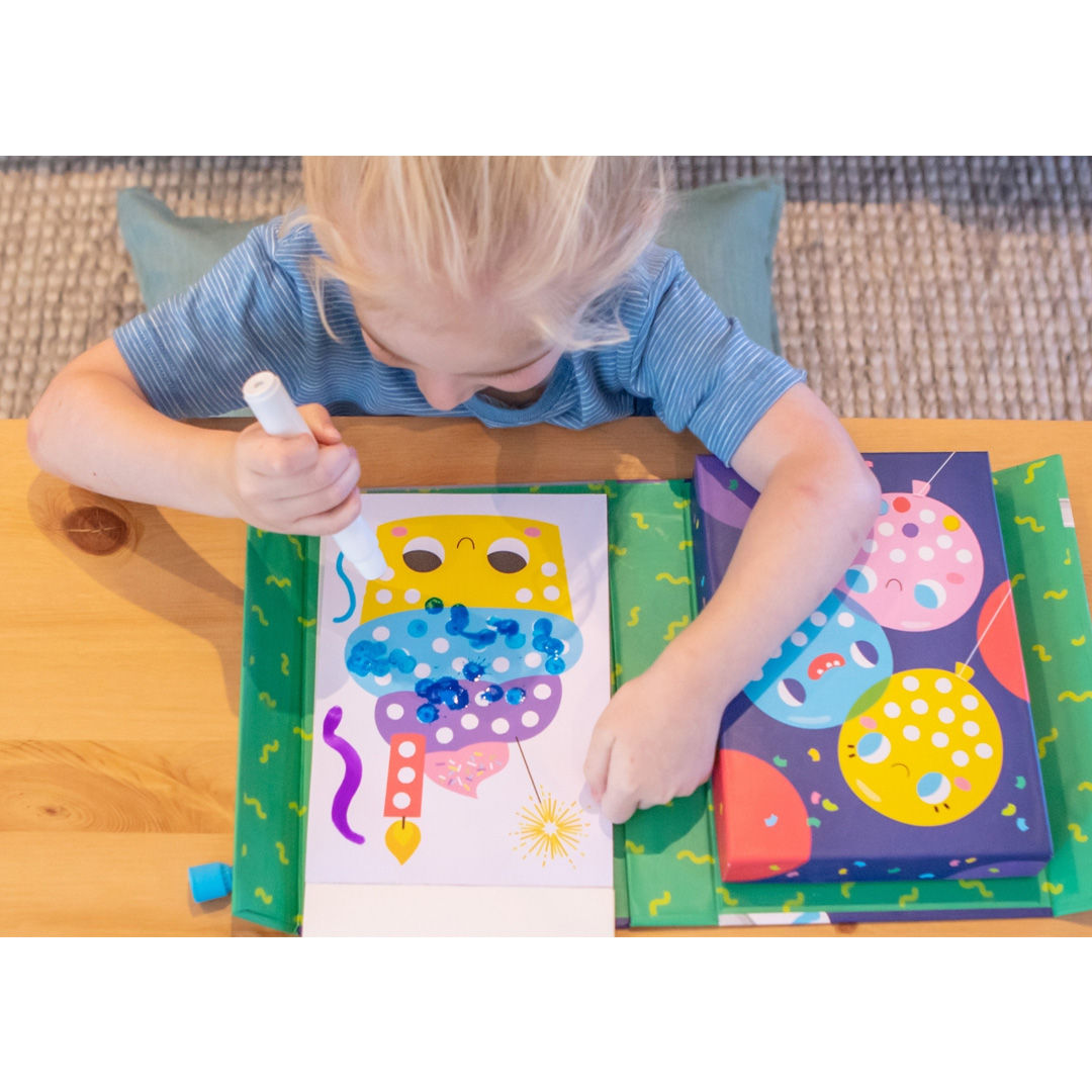 Tiger Tribe - Dot Paint Set Party Time Book