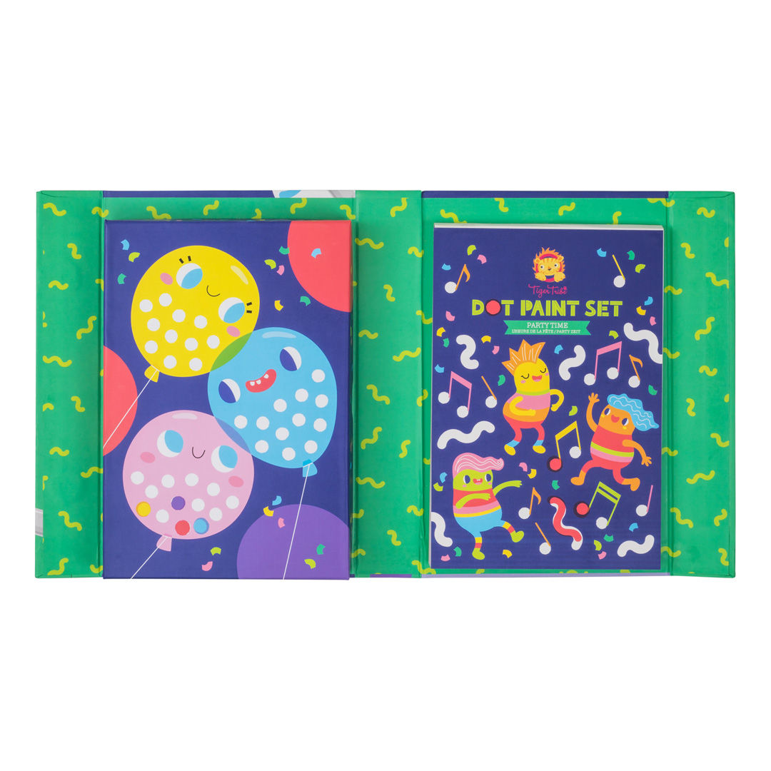 Tiger Tribe - Dot Paint Set Party Time Book