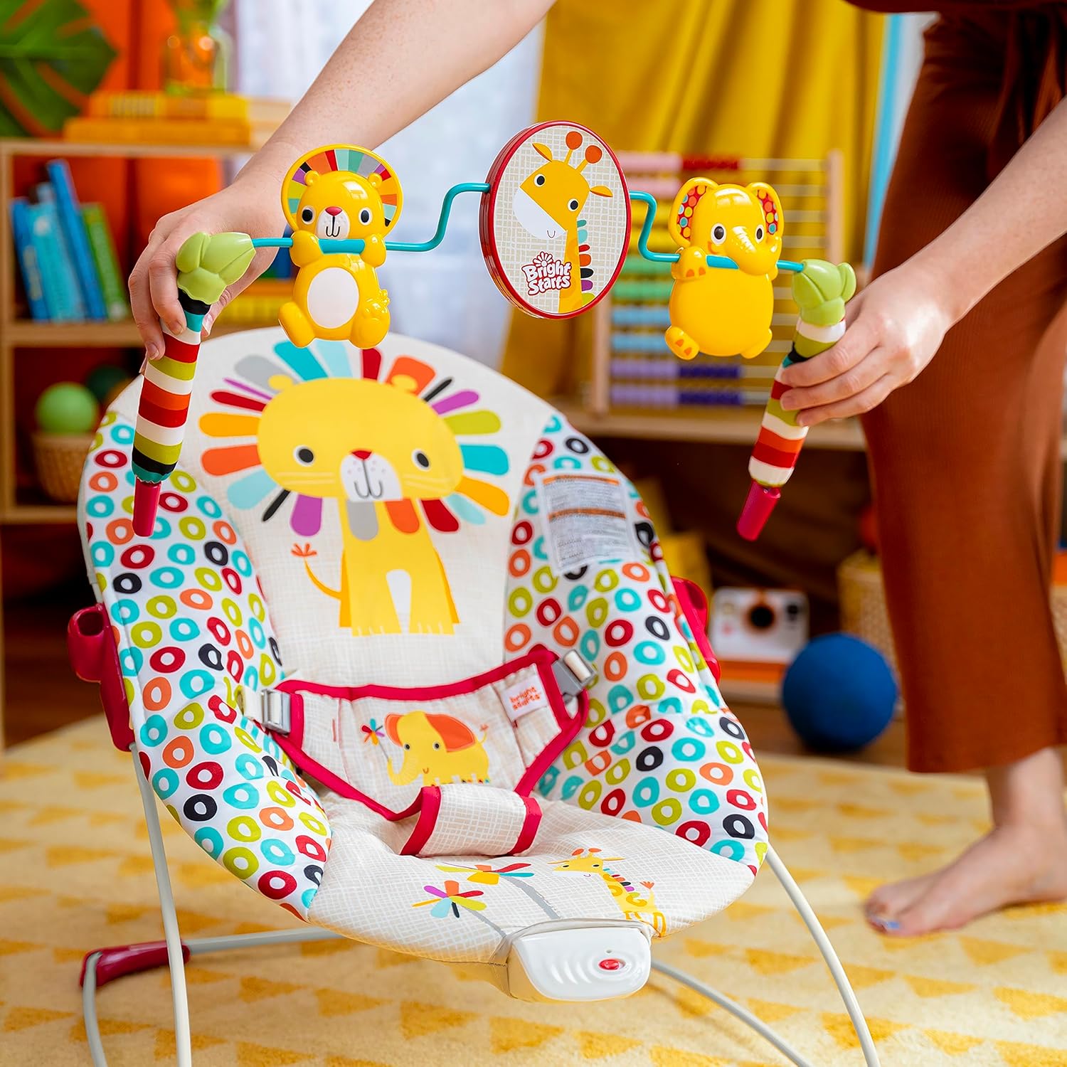 Bright Starts - Playful Pinwheels Bouncer | 0-6 M