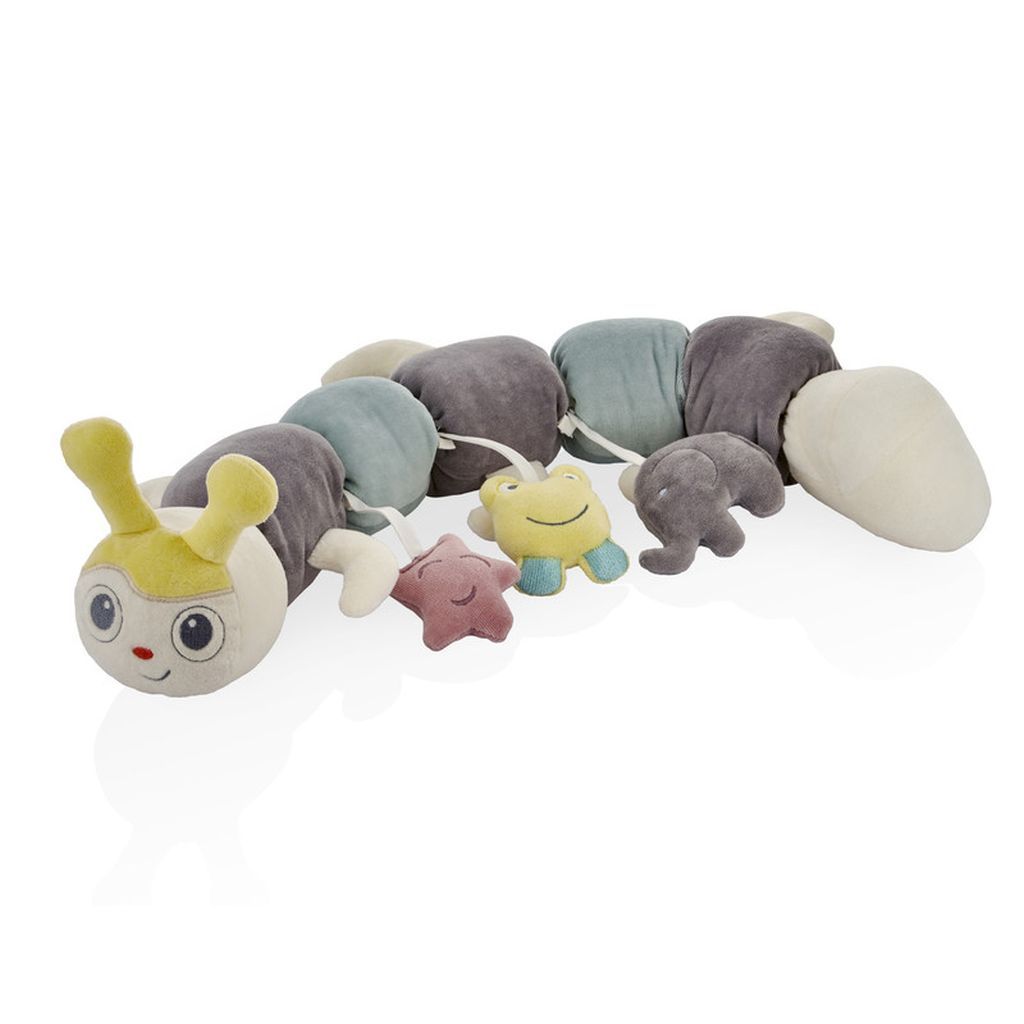 Babyjem - Velvet Caterpillar Pillow | 0 M+ | Green