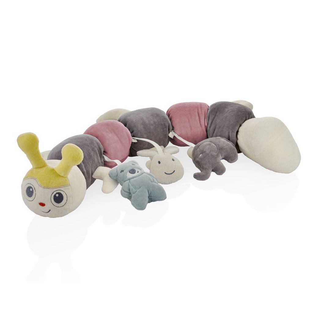 Babyjem - Velvet Caterpillar Pillow | 0 M+ | Pink