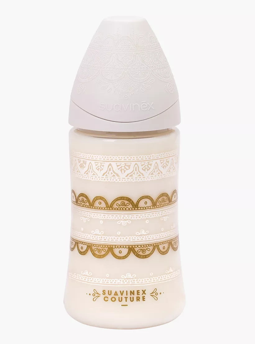 Suavinex - 270 ml Feed Bottle + Soother + Prem Clip Set