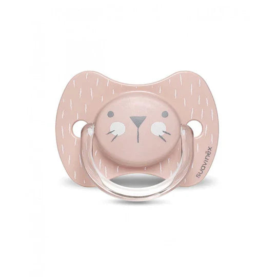 Suavinex - Premium Phy Silicone Soother + Chain | 0 to 6 M
