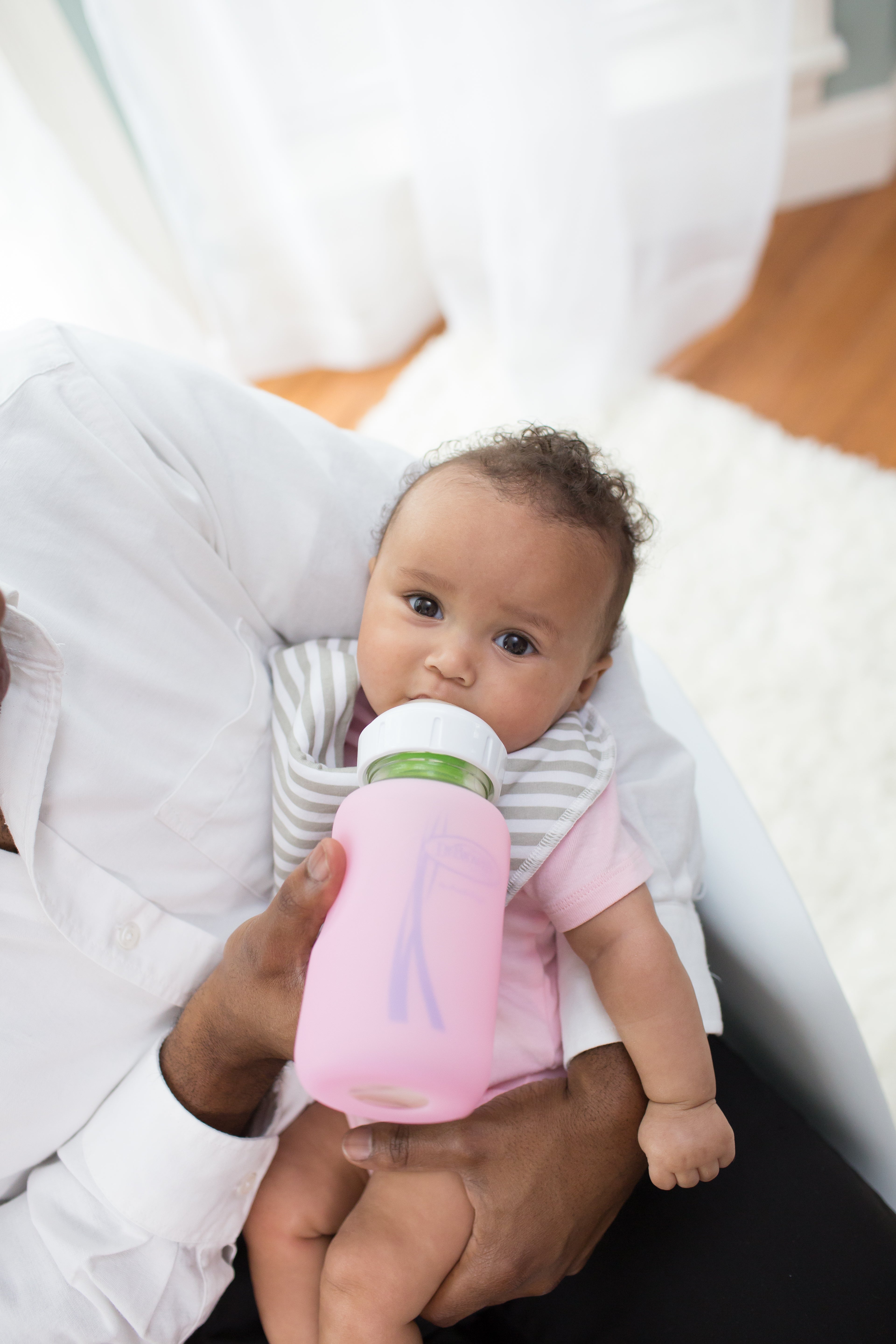 9 oz/270 ml W-N Glass Bottle Sleeve - Pink
