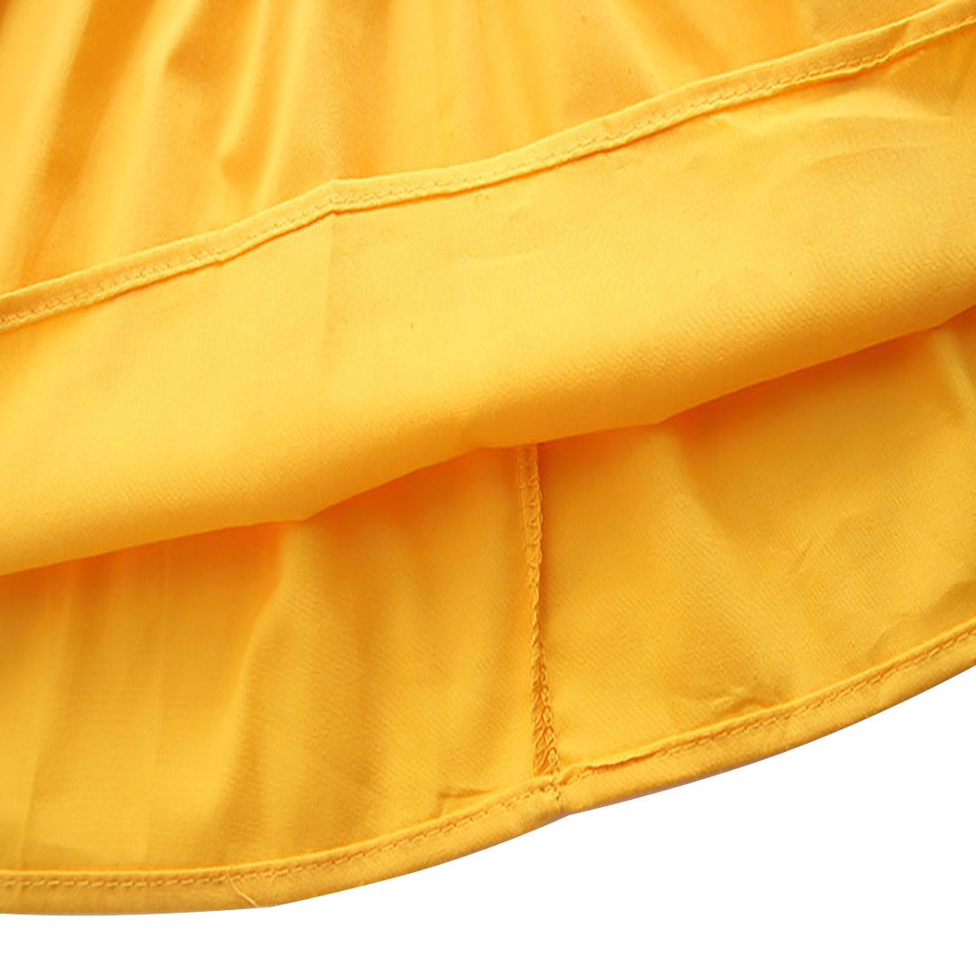 Ministry of Style - Summer Basics Solid Yellow Sleeveless dress for Girls - 5Y