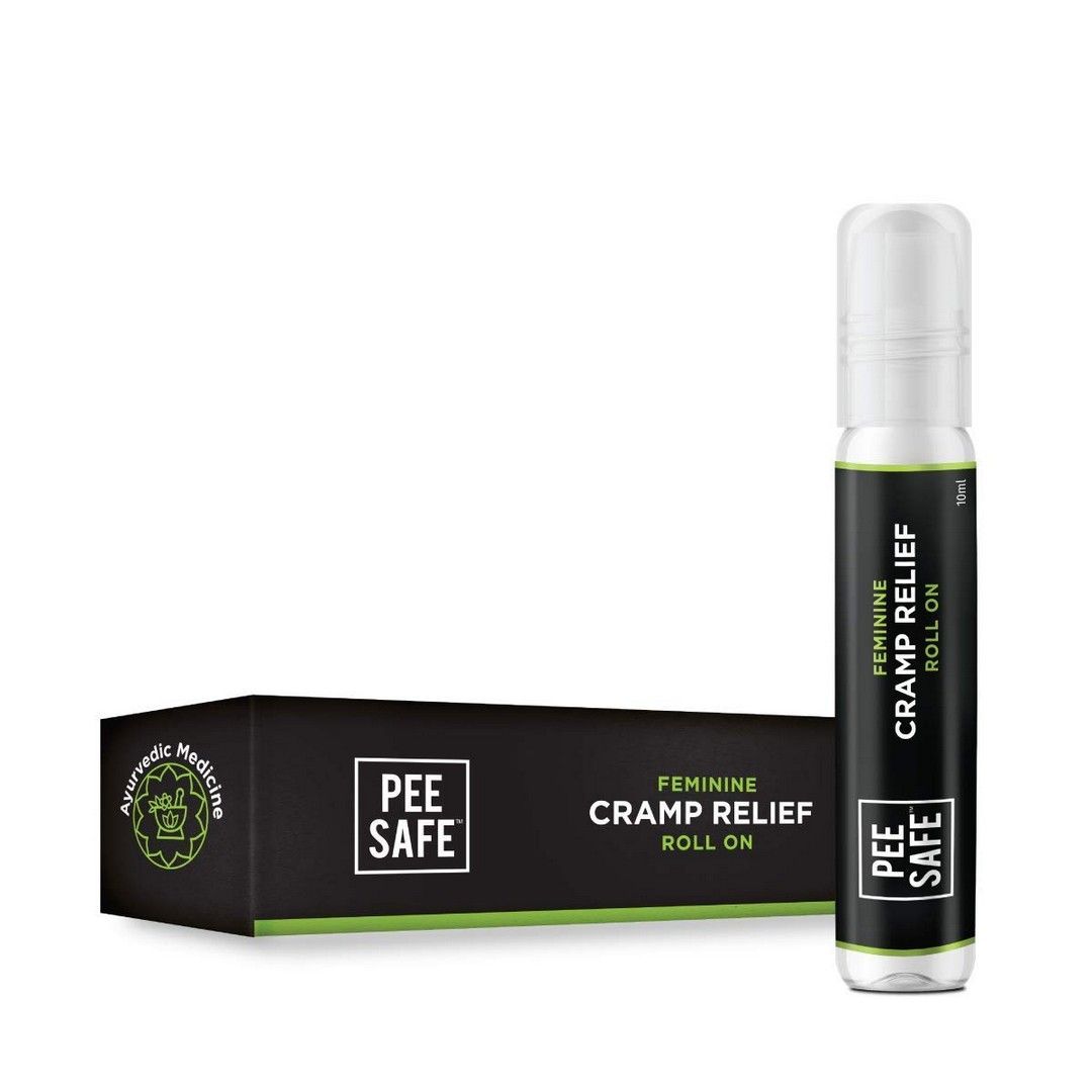 Pee safe - Feminine Cramp Relief Roll On For Period Pain | 10 Ml