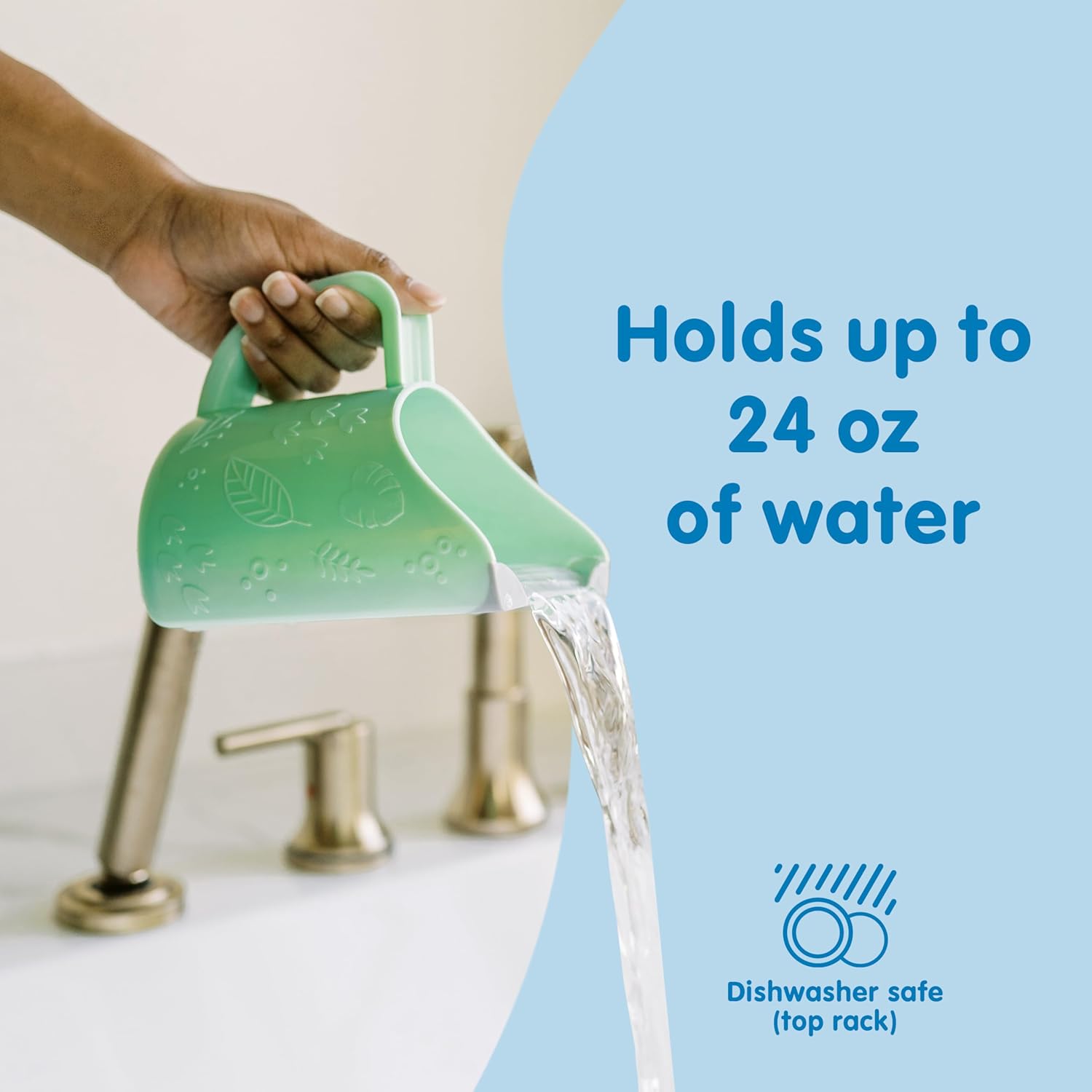 Dino Pour Bath Shampoo Rinse Cup