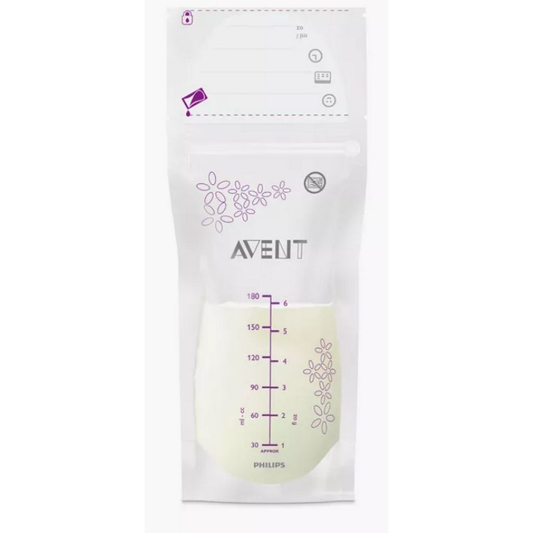 Philips Avent - Breast Milk Storage Bags | 180Ml | Pack Of 1 | 25 Bags