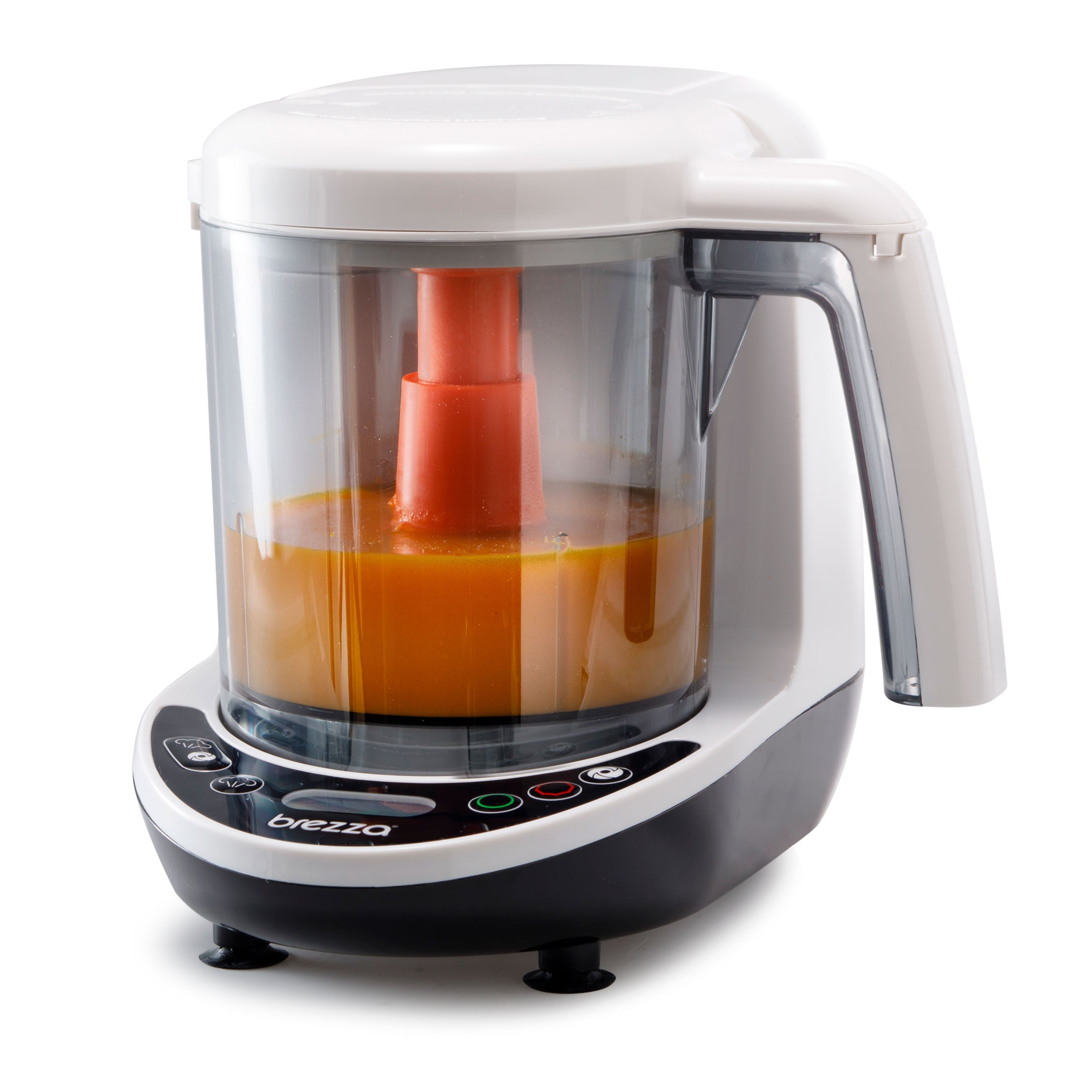 Baby Brezza One Step Baby Food Maker Deluxe, Black & White