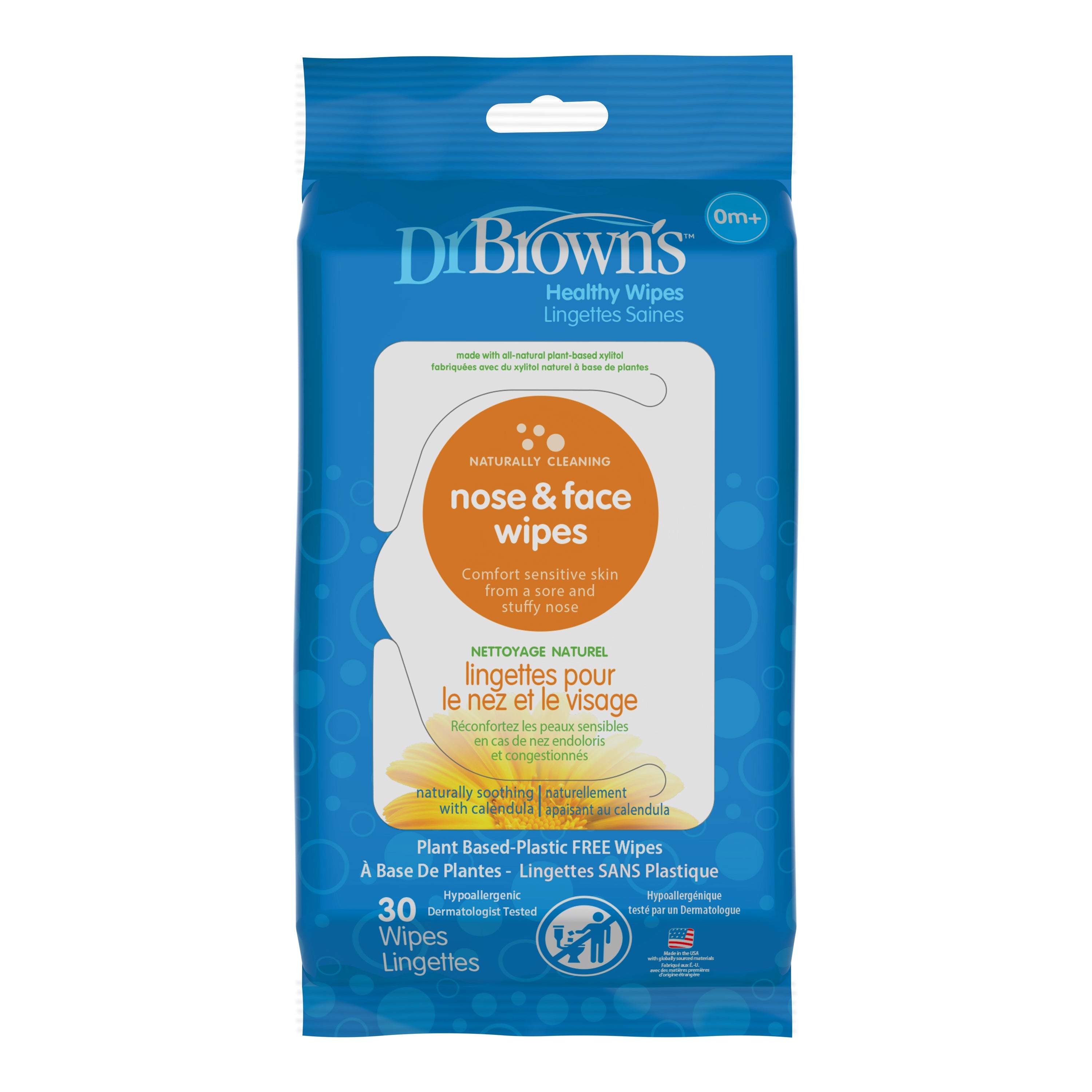 Dr Browns - Nose & Face Wipes