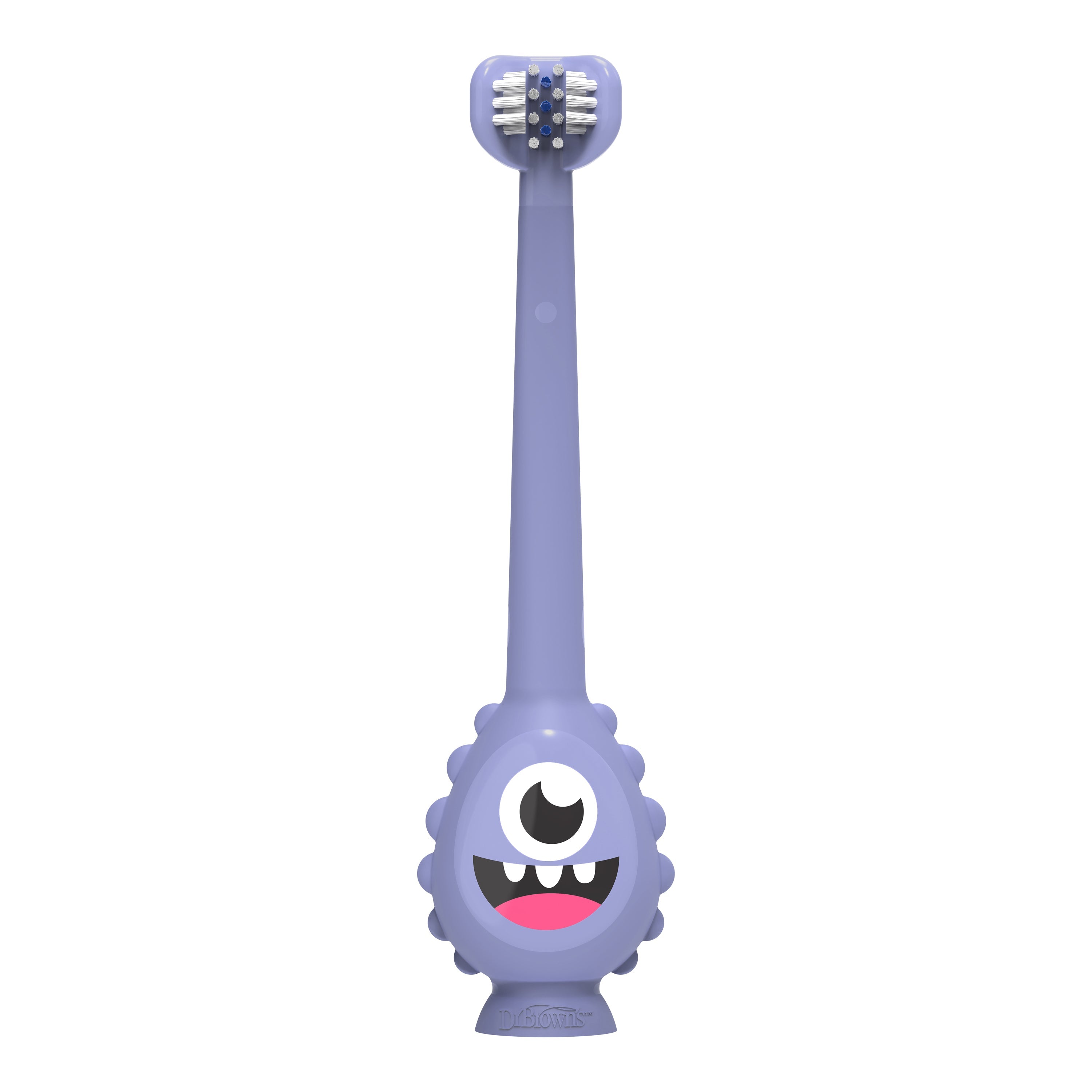 ToothScrubber™ Toddler Toothbrush, Monster, Purple, 1-Pack