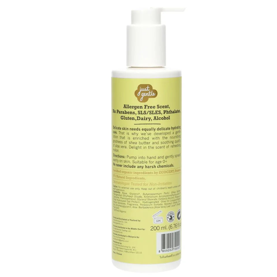 Just Gentle - Baby Face & Body Lotion - Melon Scent