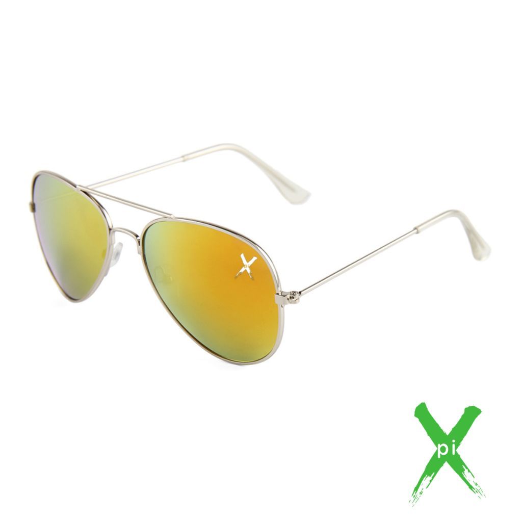 Xpi Kids Sunglasses, Green Yellow Glass