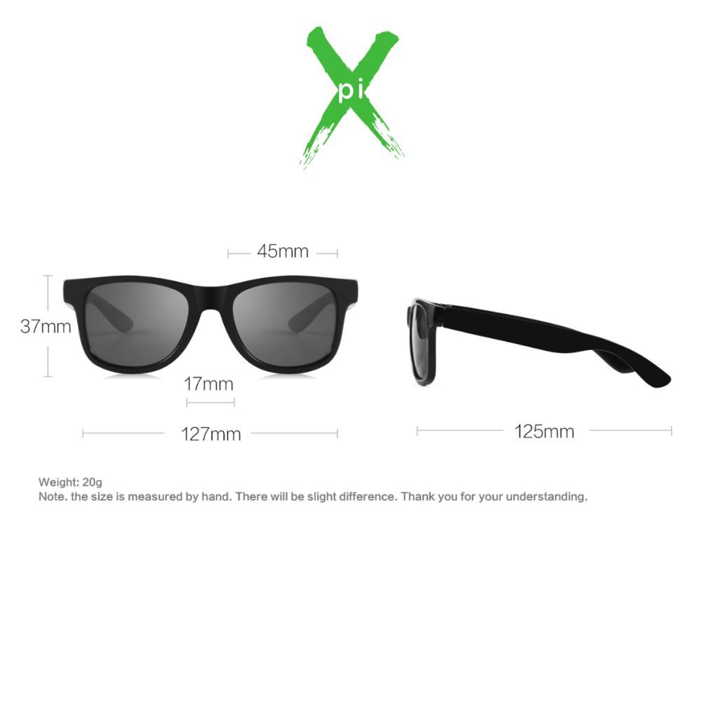 Xpi Kids Sunglasses, Colour - Black