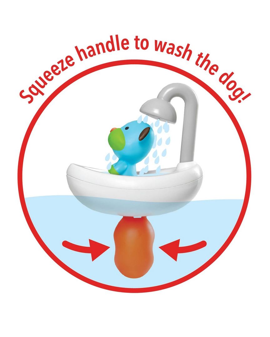 Skip Hop - Zoo Squeeze And Shower  Bath Toy | Dog