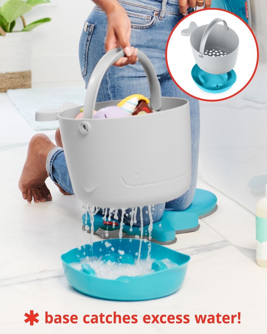 Skip Hop - Moby Stowaway Bath Toy Bucket