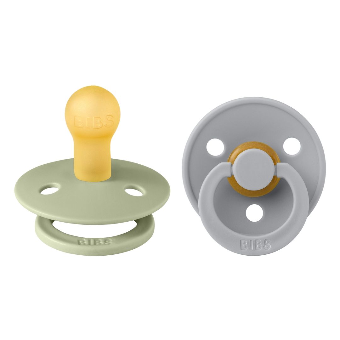 Bibs - Pack of 2 Latex Pacifier | Sage & Cloud | Size 1