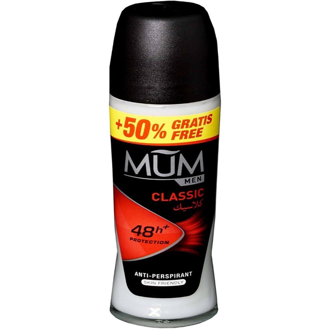 Mum - Deodrant Roll on Men | Classic | 75 ML