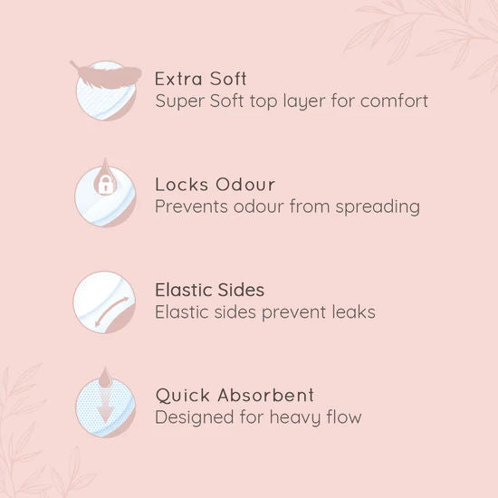 Pee Safe - Peesafe Disposable Maternity Pads 480 MM | 8 Pads