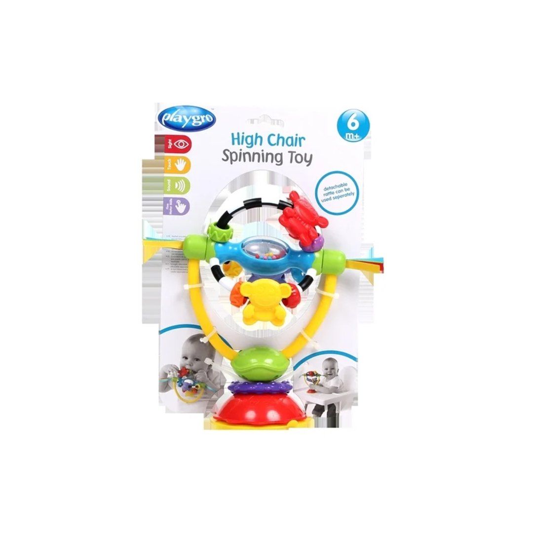 Playgro - High Chair Spinning Toy-Parent | Multi color