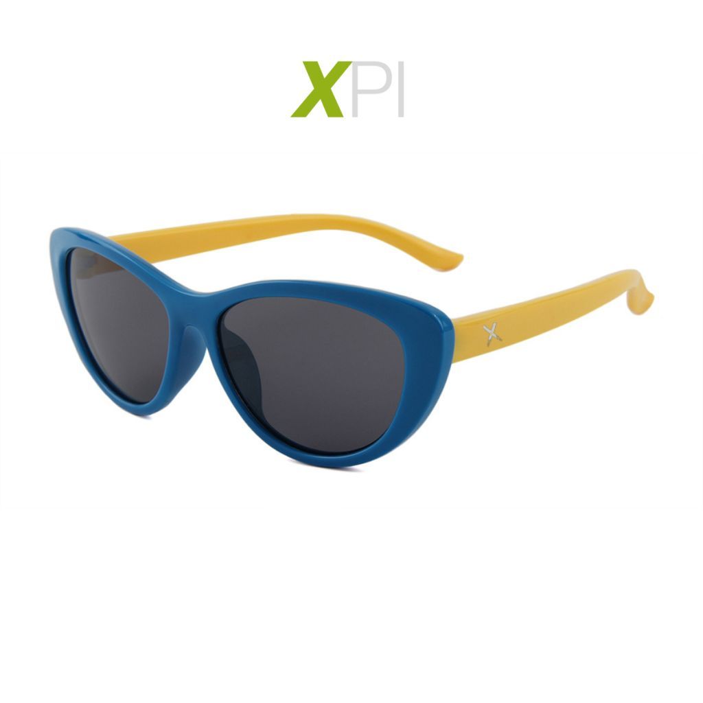 Xpi Kids Sunglasses, Blue + Yellow