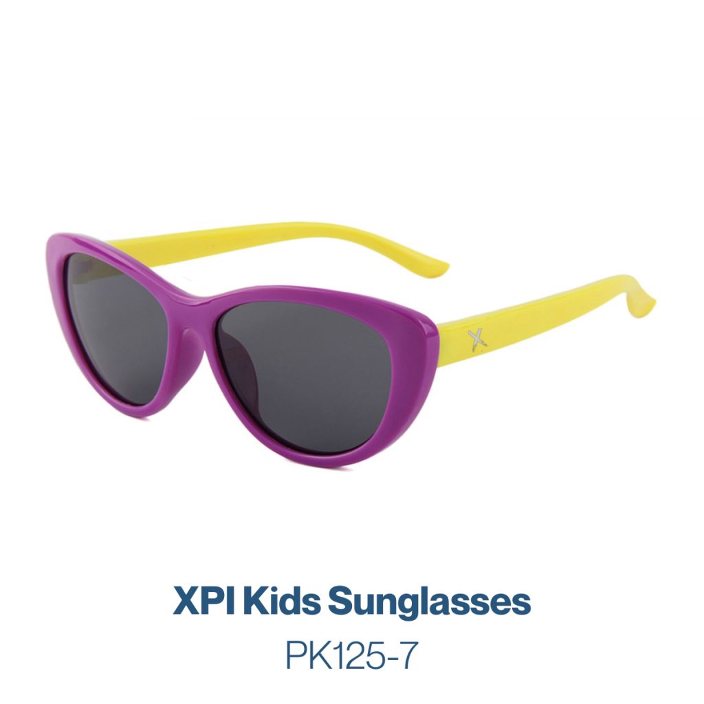 Xpi Kids Sunglasses, Purple + Yellow