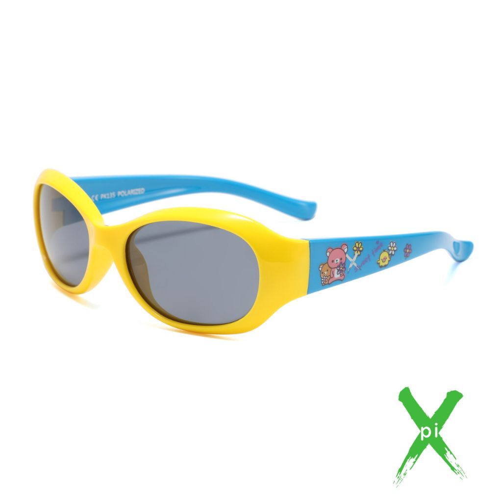 Xpi Kids Sunglasses, Yellow + Blue