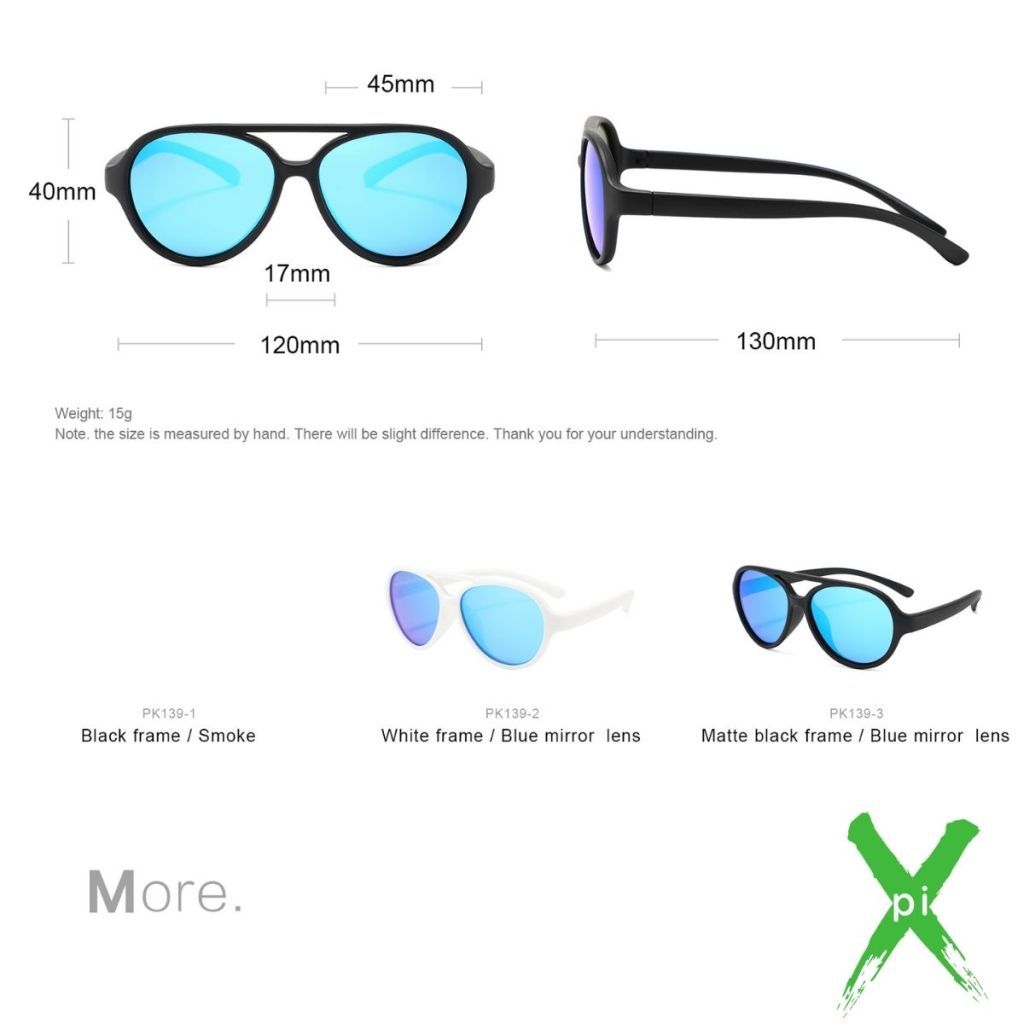 Xpi Kids Sunglasses, White