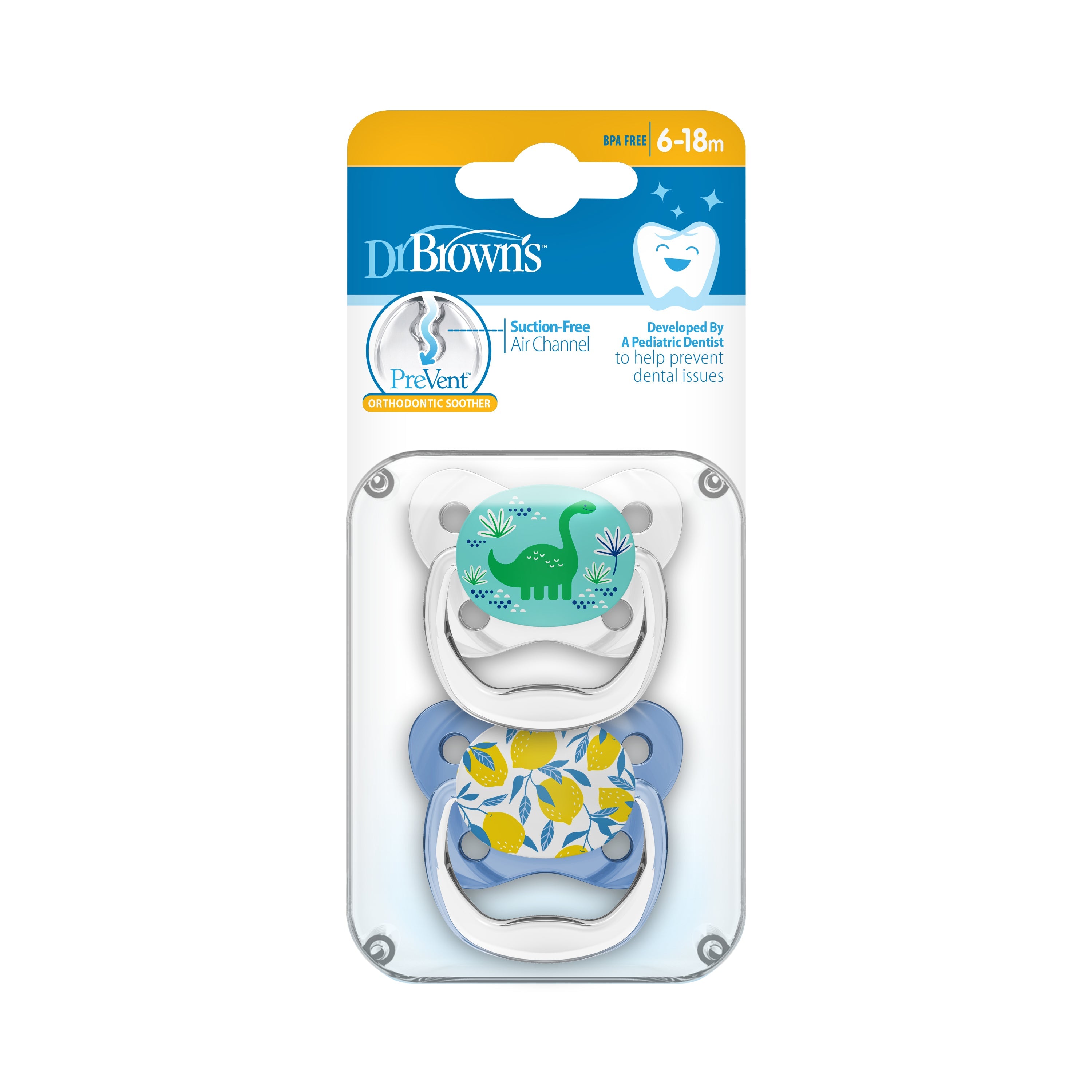 Dr. Brown’s PreVent Soother - 2-Pack