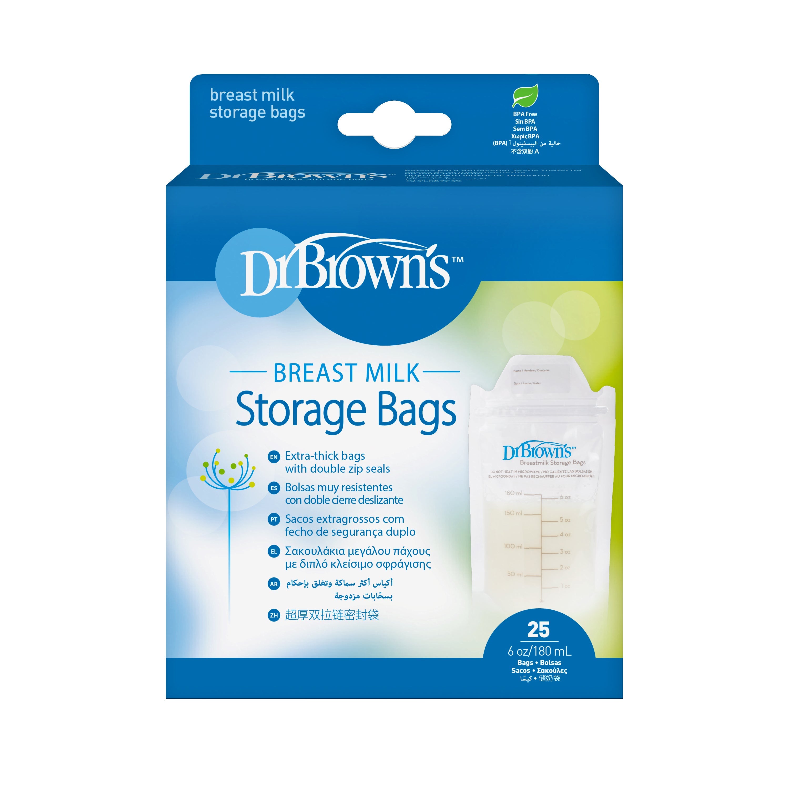 Breastmilk Storage Bag (6 oz/180 mL)