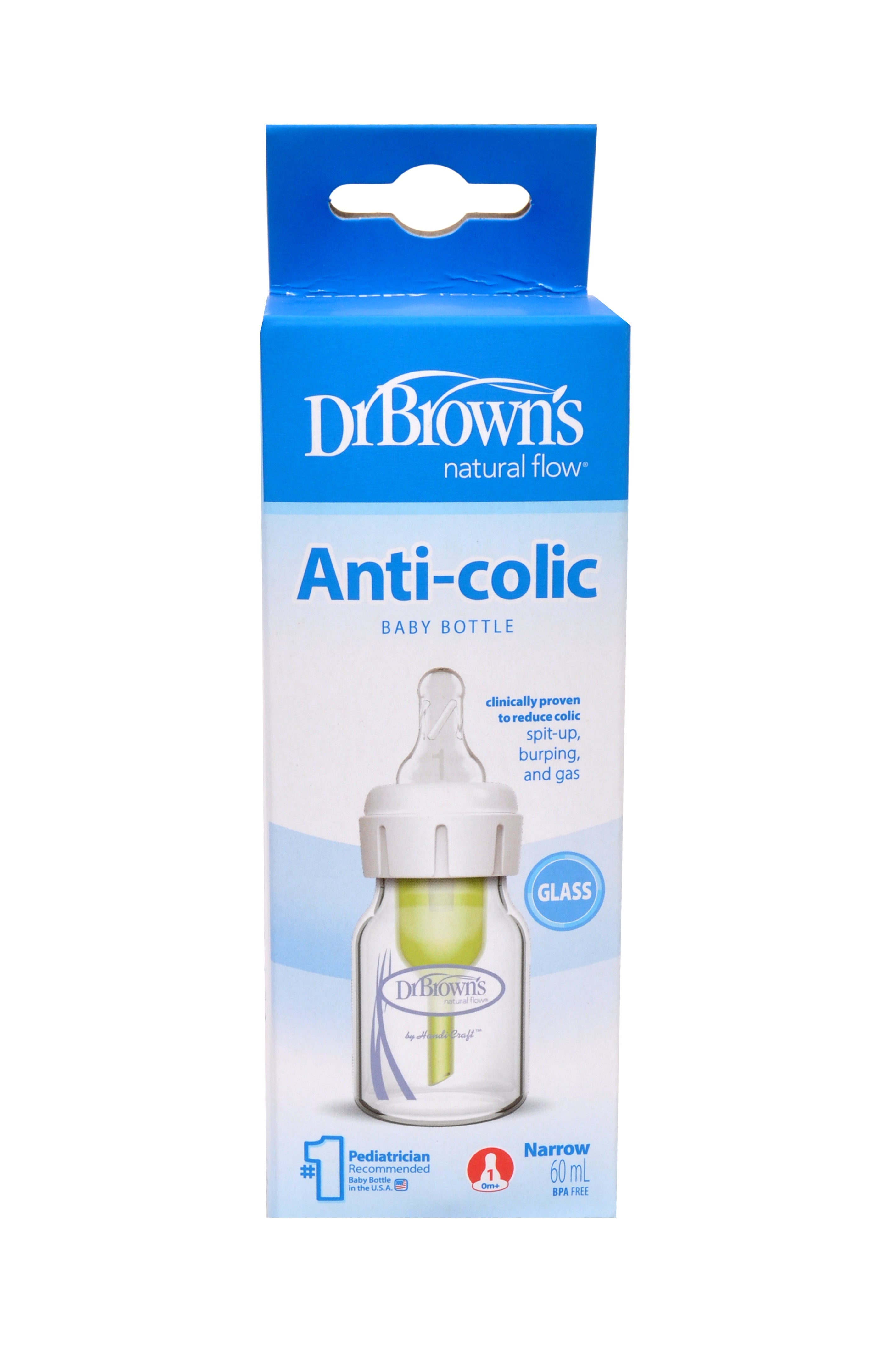 2 oz/60 ml Glass Standard Bottle, 1-Pack