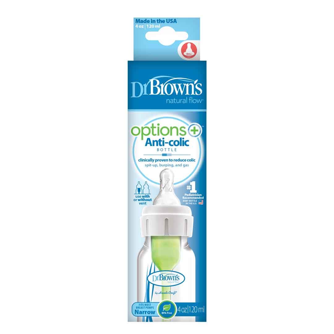Dr Browns - 4 oz | 120 ml PP Narrow Neck Options Baby Bottle