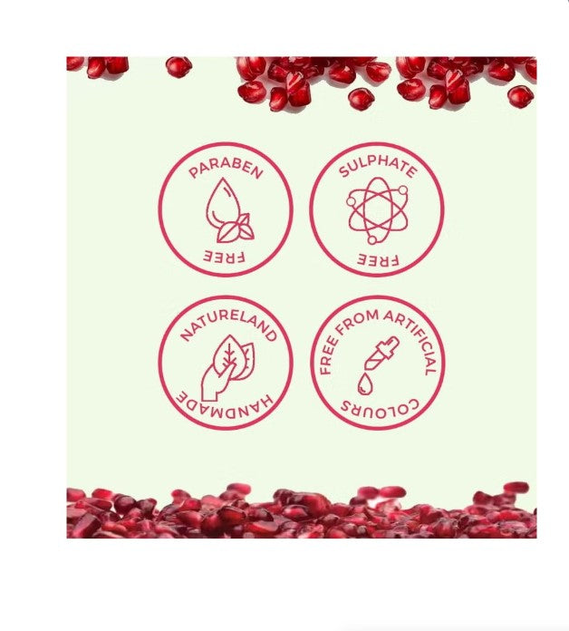 Kethana - Pomegranate  Refreshing Cleansing  Bar | Cold Pressed Soap | 125 gms