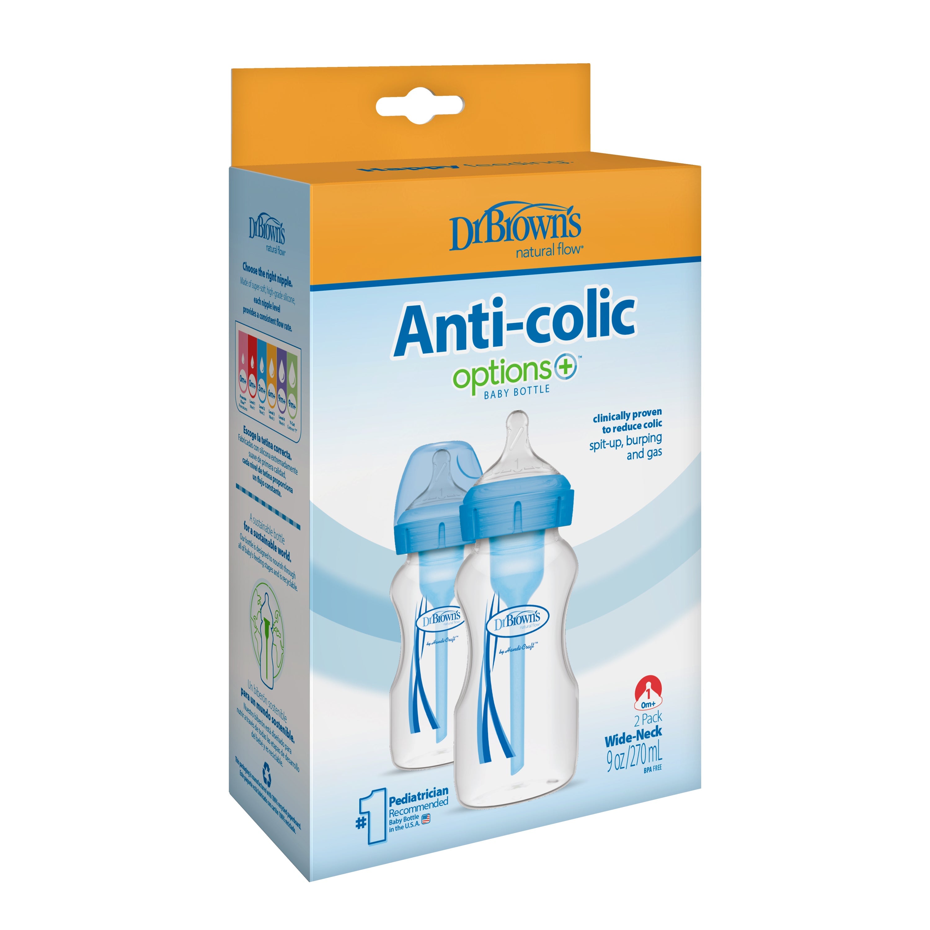 9 oz/270 ml PP W-N Options+ Bottle