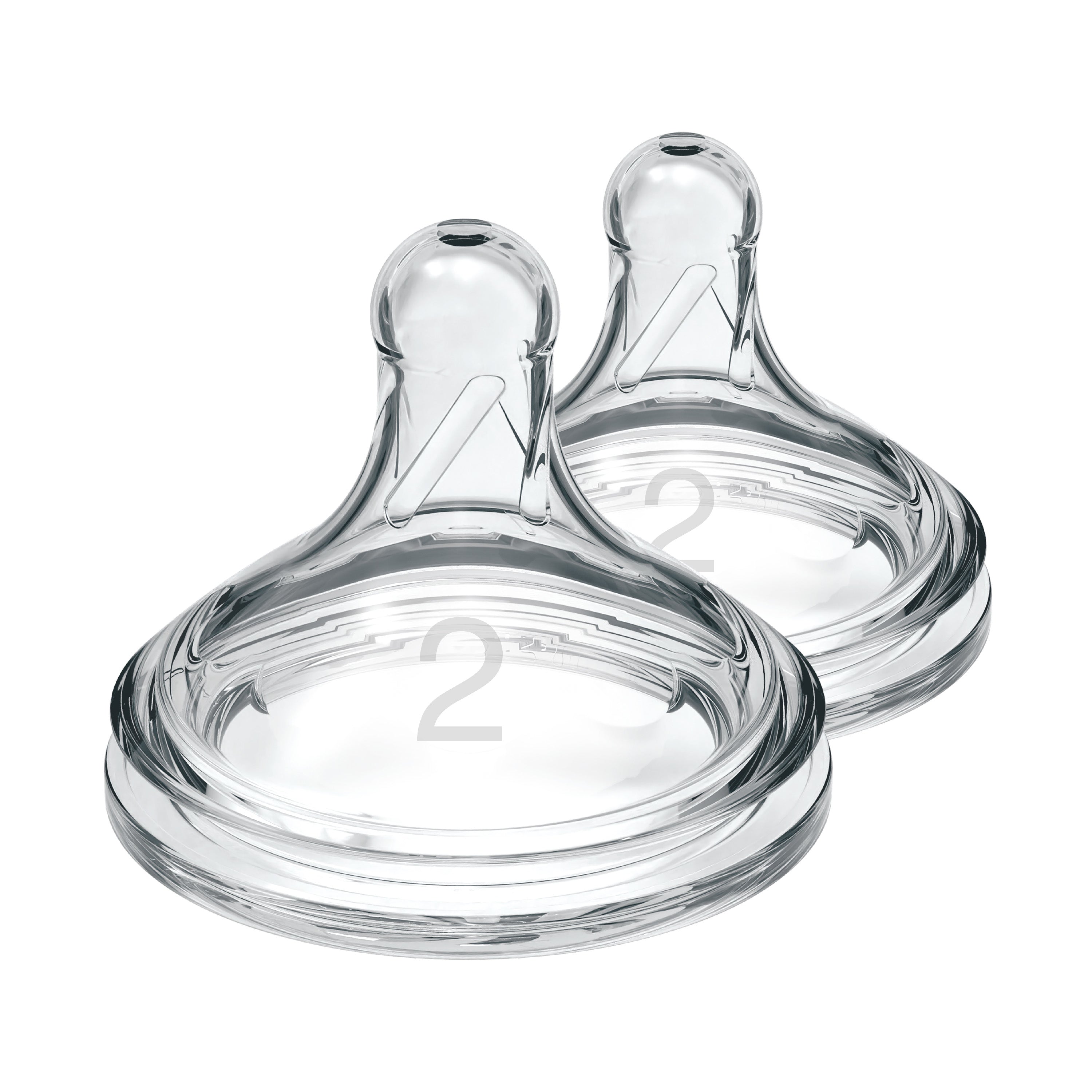 Level 2 W-N Silicone Options+ Nipple, 2-Pack