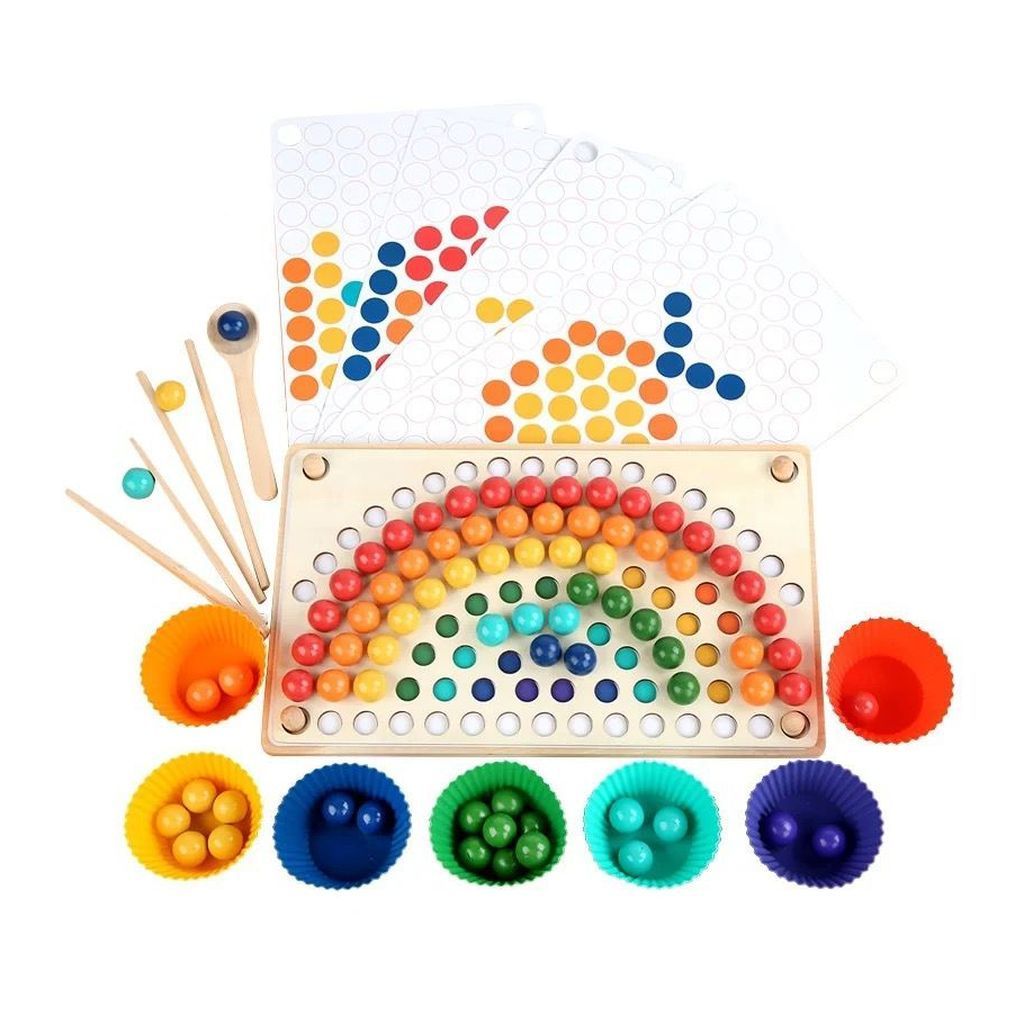 Woody Buddy - Rainbow Clip Beads