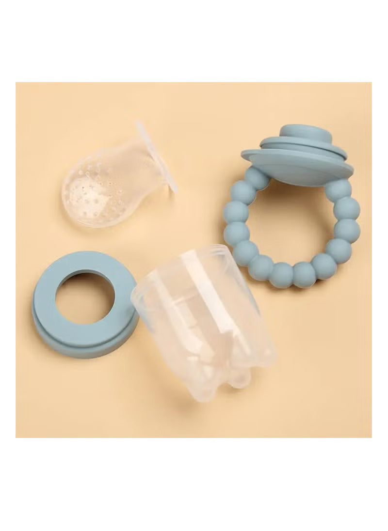 Pikkaboo - Bpa-Free Fruit Feeder | Pastel Unisex Blue