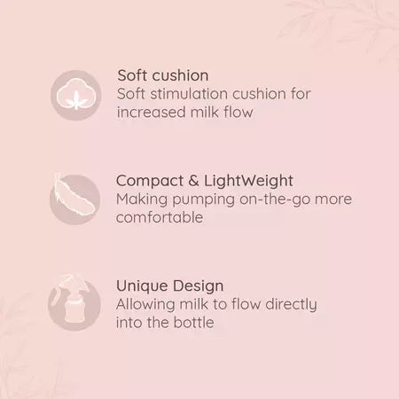 Pee Safe - Manual Breast Pump For Nursing Mothers With 150ml Container